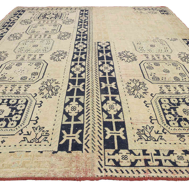 Vintage Turkish Hand-Knotted Rug - 9' 3" x 11' 9" (111" x 141") - K0080200