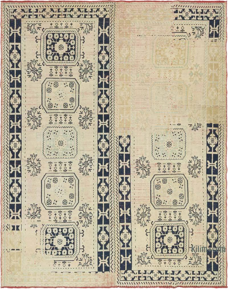 Vintage Turkish Hand-Knotted Rug - 9' 3" x 11' 9" (111" x 141") - K0080200