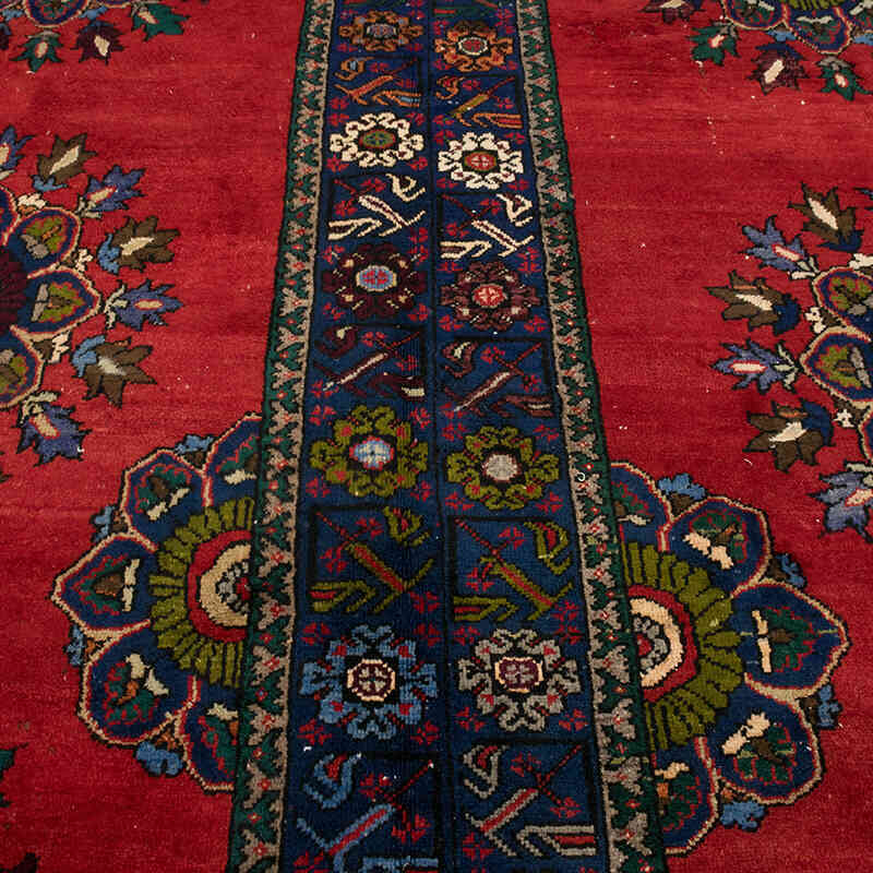 Alfombra Vintage Turca Anudada a Mano - 272 cm x 395 cm - K0080203