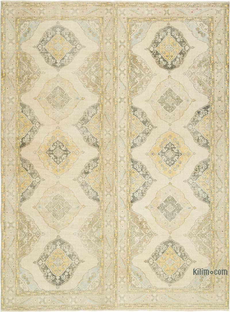 Vintage Turkish Hand-Knotted Rug - 9' 7" x 12' 11" (115" x 155") - K0080204