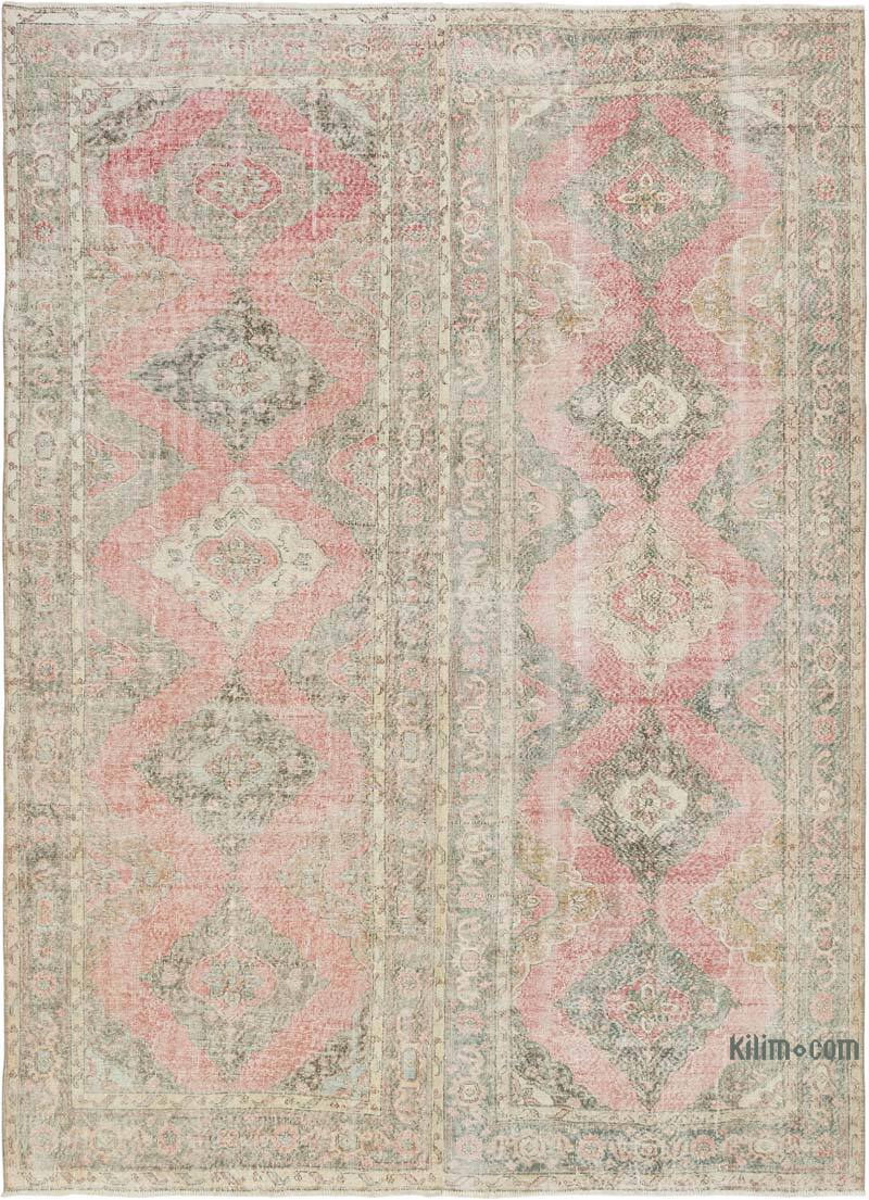 Vintage Turkish Hand-Knotted Rug - 9' 5" x 13'  (113" x 156") - K0080208