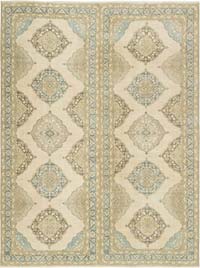 Vintage Turkish Hand-Knotted Rug - 9' 6" x 12' 9" (114" x 153")