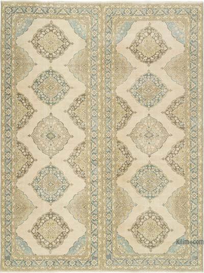 Vintage Turkish Hand-Knotted Rug - 9' 6" x 12' 9" (114" x 153")