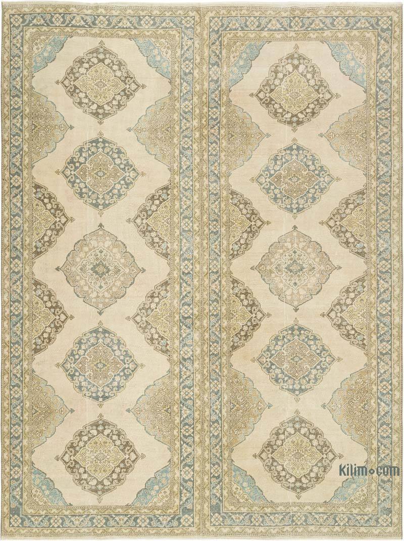 Vintage Turkish Hand-Knotted Rug - 9' 6" x 12' 9" (114" x 153") - K0080210