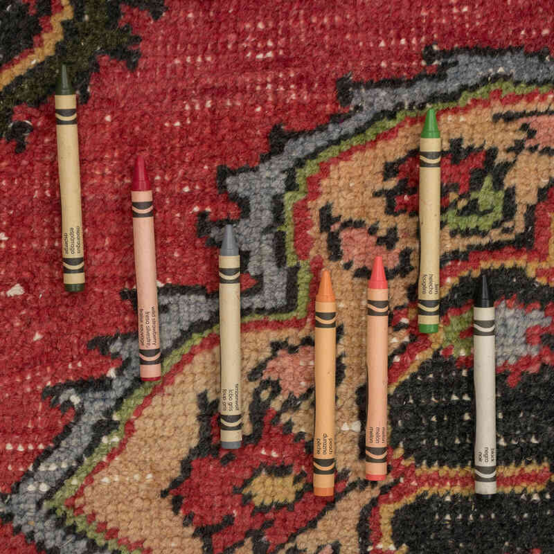 Alfombra Vintage Turca Anudada a Mano - 284 cm x 382 cm - K0080212