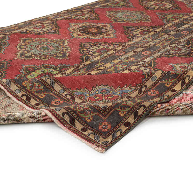 Alfombra Vintage Turca Anudada a Mano - 284 cm x 382 cm - K0080212