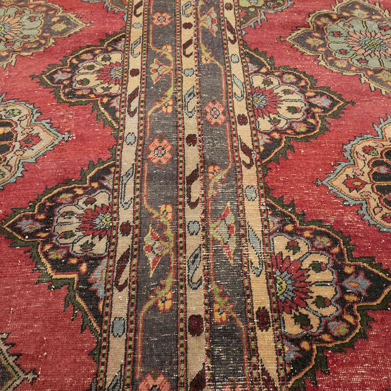 Alfombra Vintage Turca Anudada a Mano - 284 cm x 382 cm - K0080212