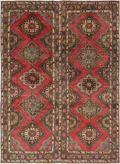 Vintage Turkish Hand-Knotted Rug - 9' 4" x 12' 6" (112" x 150")
