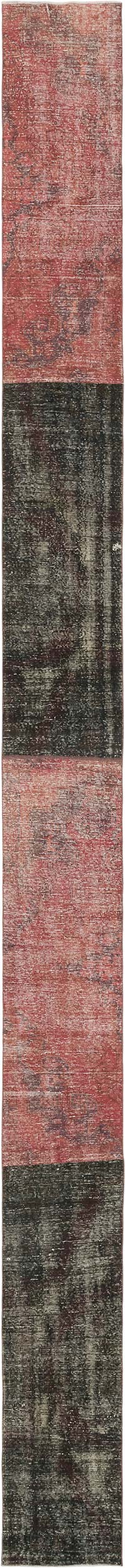 Boyali El Dokuma Vintage Hali Yolluk - 63 cm x 835 cm