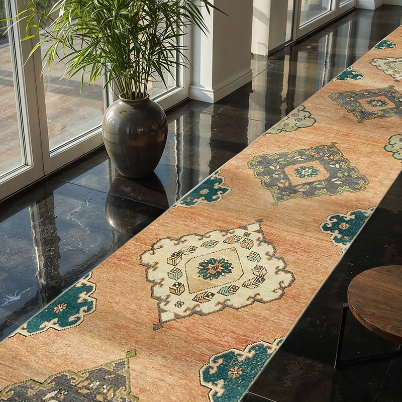 Alfombra Turca Vintage de pasillo - 83 cm x 624 cm - K0080218