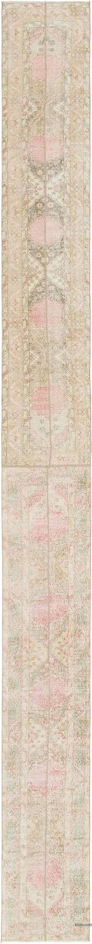 Vintage Turkish Runner Rug - 2' 3" x 24' 5" (27" x 293")