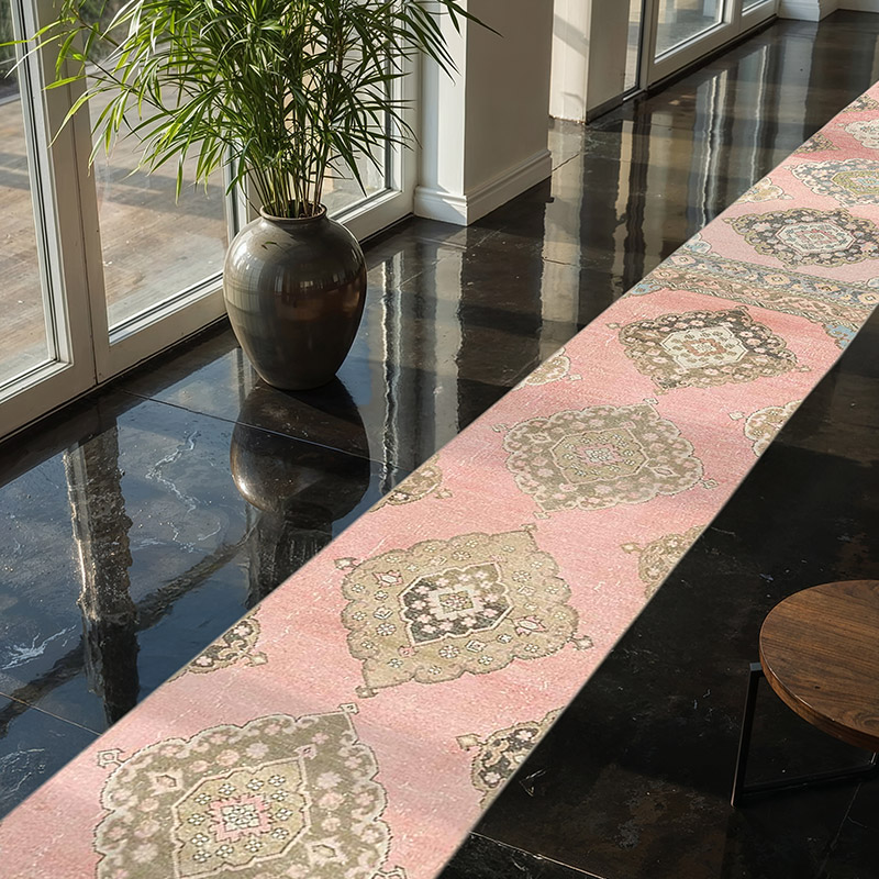 Alfombra Turca Vintage de pasillo - 75 cm x 765 cm - K0080226