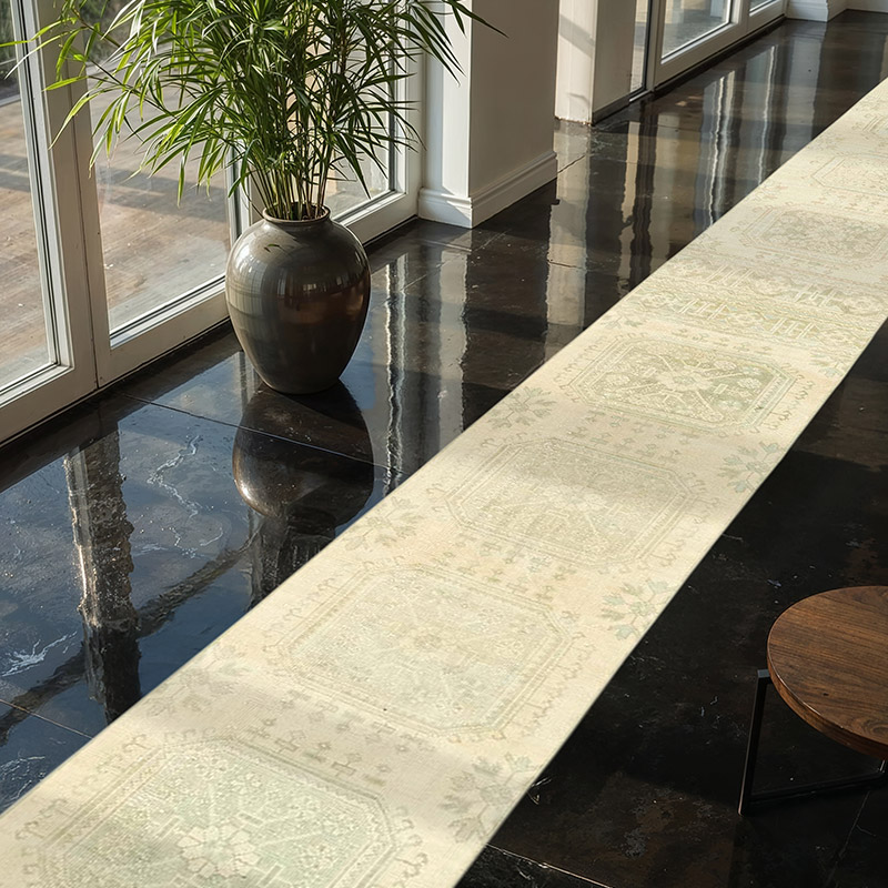 Alfombra Turca Vintage de pasillo - 72 cm x 707 cm - K0080228