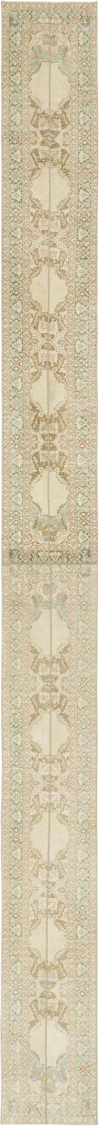 Alfombra Turca Vintage de pasillo - 68 cm x 796 cm