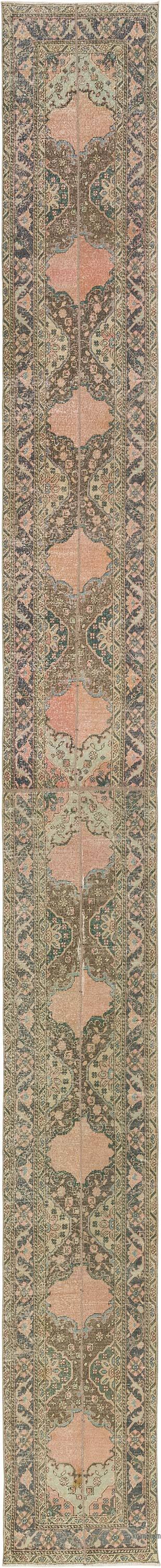 Vintage Turkish Runner Rug - 2' 6" x 25' 5" (30" x 305")