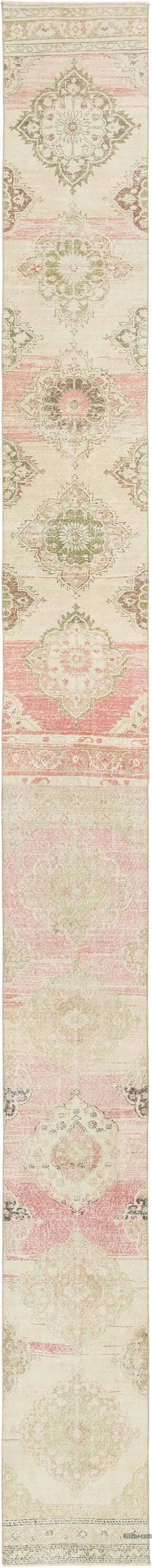 Alfombra Turca Vintage de pasillo - 71 cm x 768 cm