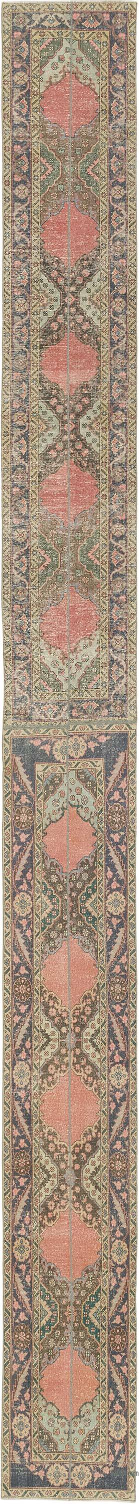 Vintage Turkish Runner Rug - 2' 4" x 25' 8" (28" x 308")