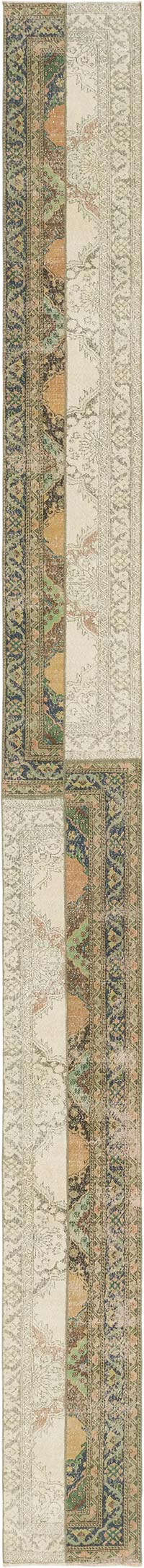 Alfombra Turca Vintage de pasillo - 66 cm x 746 cm