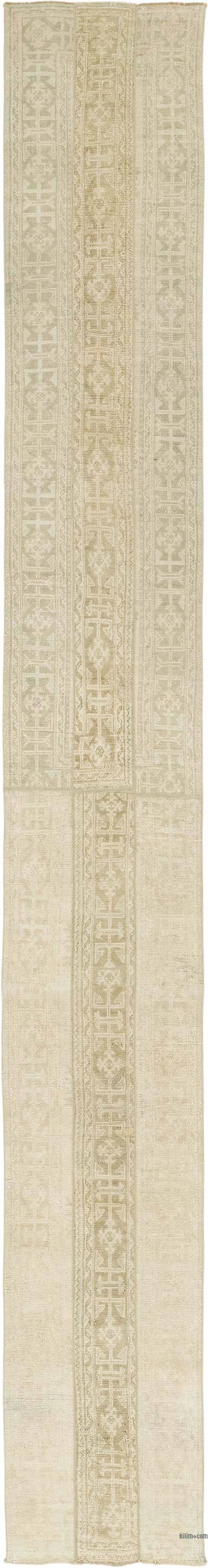 Vintage Turkish Runner Rug - 2' 10" x 21' 11" (34" x 263")