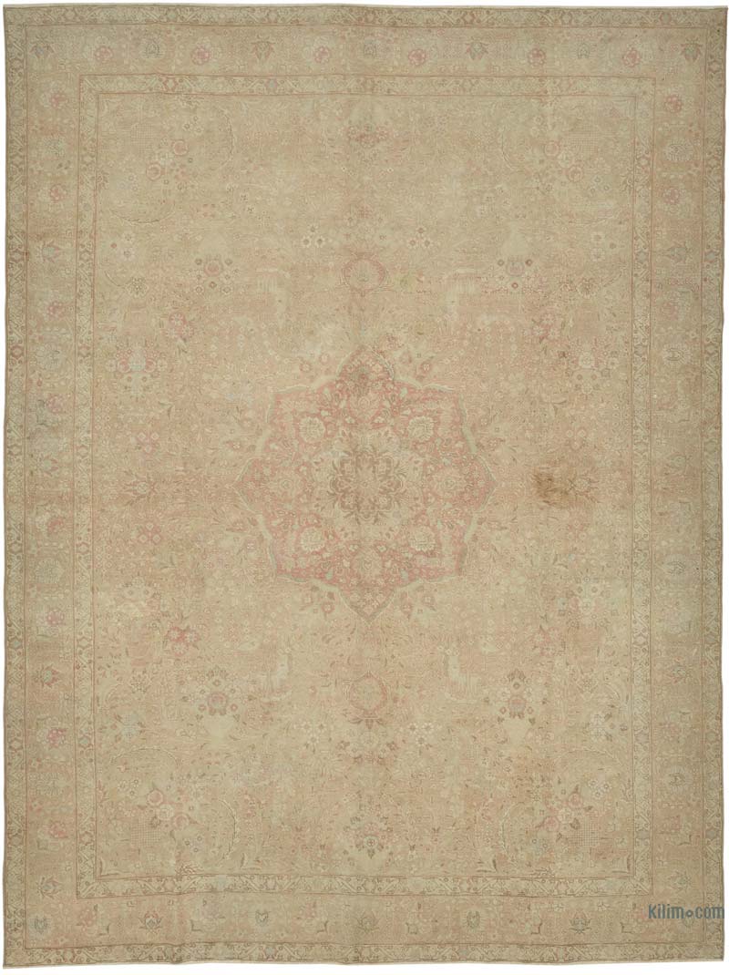 Alfombra Oriental Vintage Anudada a Mano - 291 cm x 391 cm - K0080274
