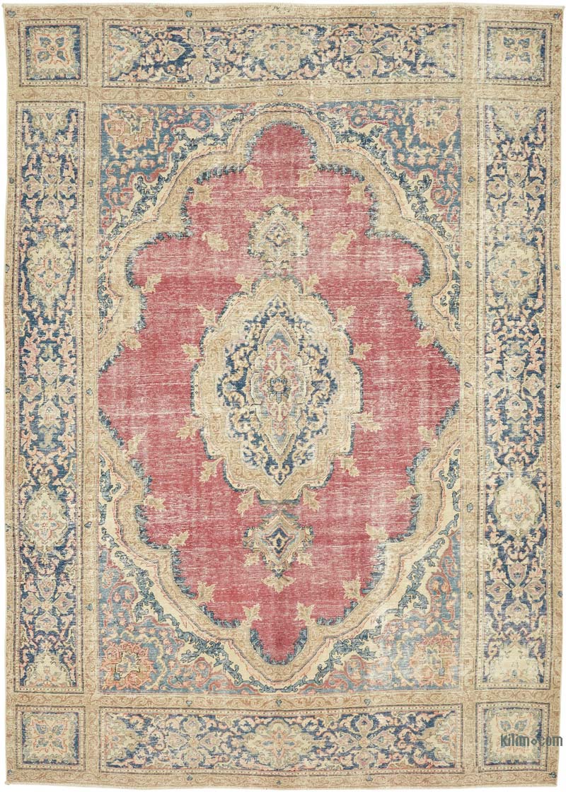 Alfombra Oriental Vintage Anudada a Mano - 237 cm x 341 cm - K0080275