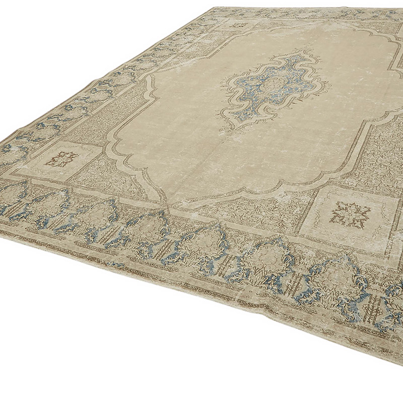 Vintage Hand-Knotted Oriental Rug - 9' 8" x 13' 9" (116" x 165") - K0080276