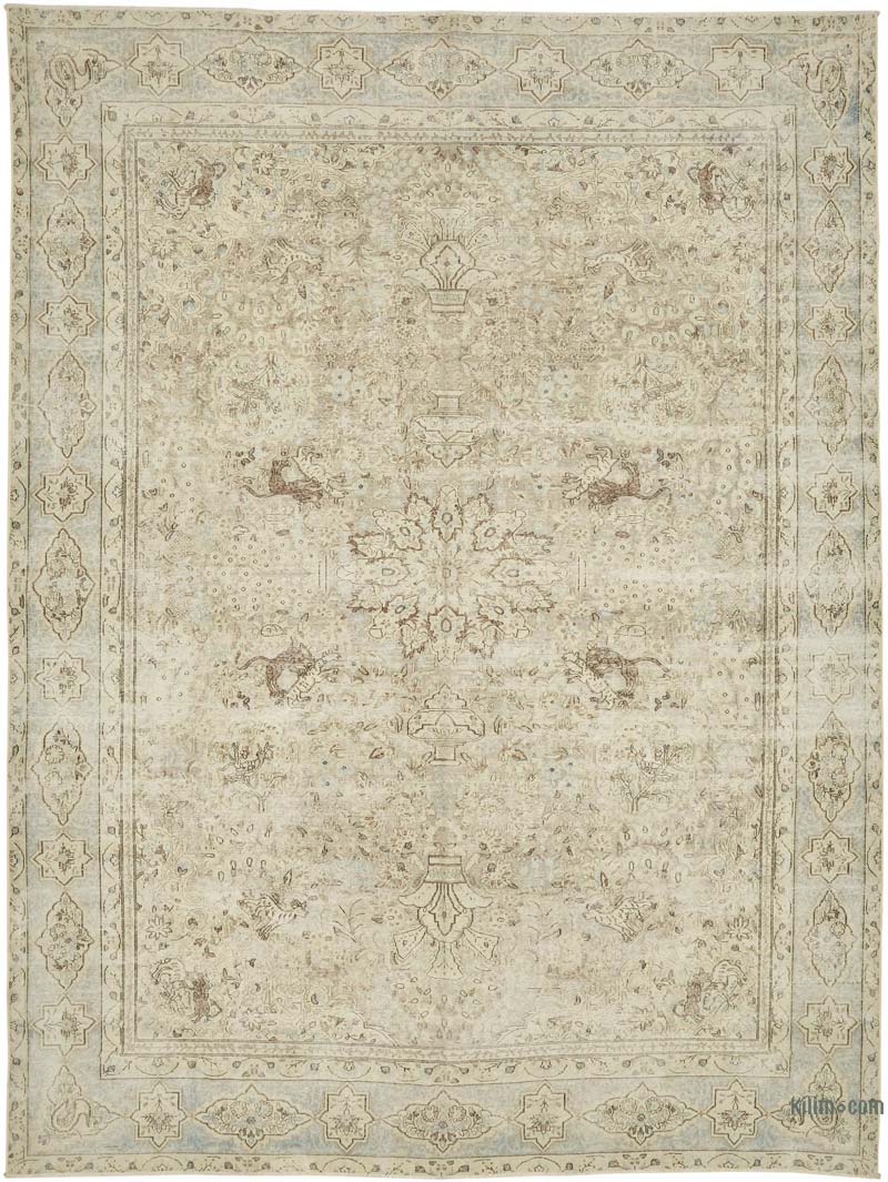 Alfombra Oriental Vintage Anudada a Mano - 280 cm x 378 cm - K0080278