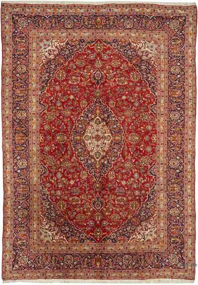 Alfombra Oriental Vintage Anudada a Mano - 248 cm x 351 cm