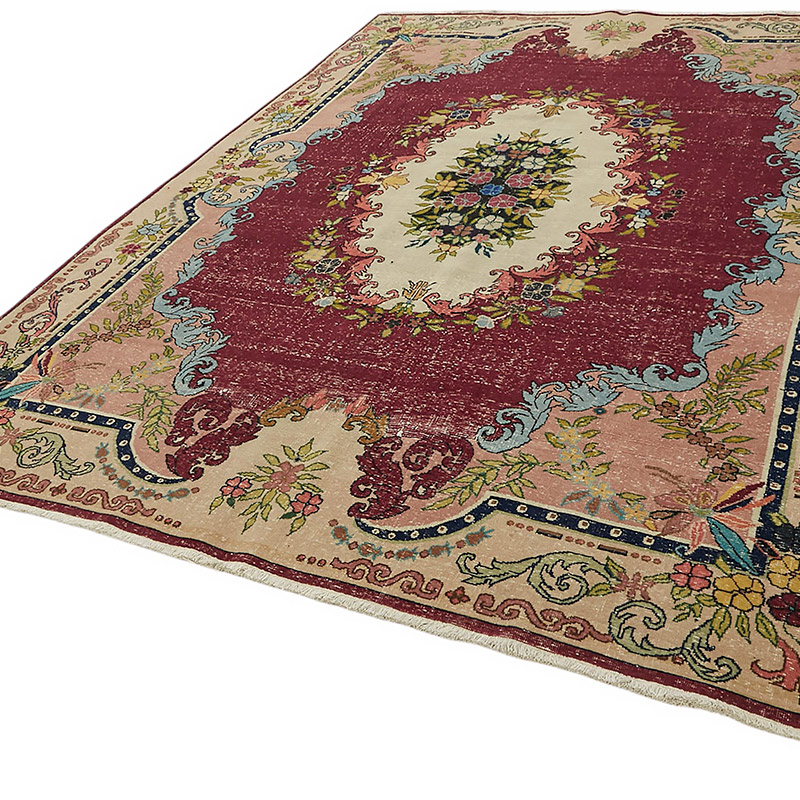 Alfombra Oriental Vintage Anudada a Mano - 255 cm x 333 cm - K0080296