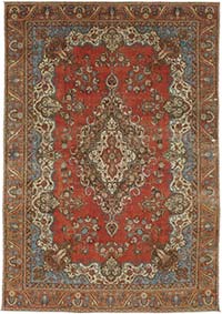 Vintage Hand-Knotted Oriental Rug - 8' 4" x 12' 6" (100" x 150")
