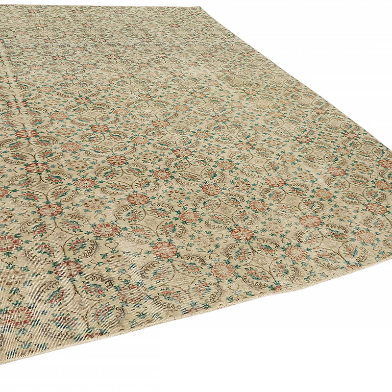 Vintage Turkish Hand-Knotted Rug - 8' 10" x 12' 7" (106" x 151") - K0080302