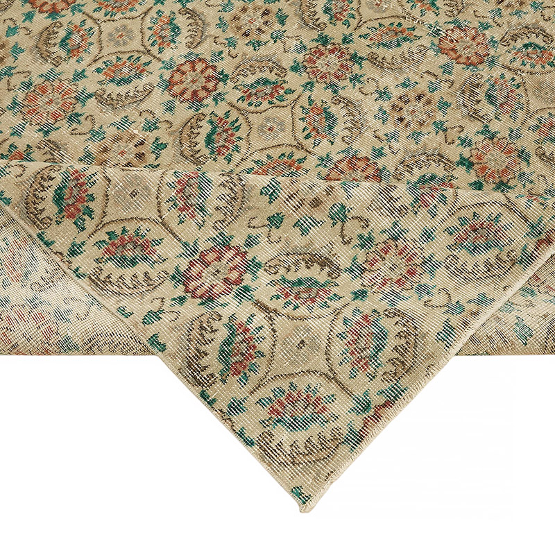 Vintage Turkish Hand-Knotted Rug - 8' 10" x 12' 7" (106" x 151") - K0080302