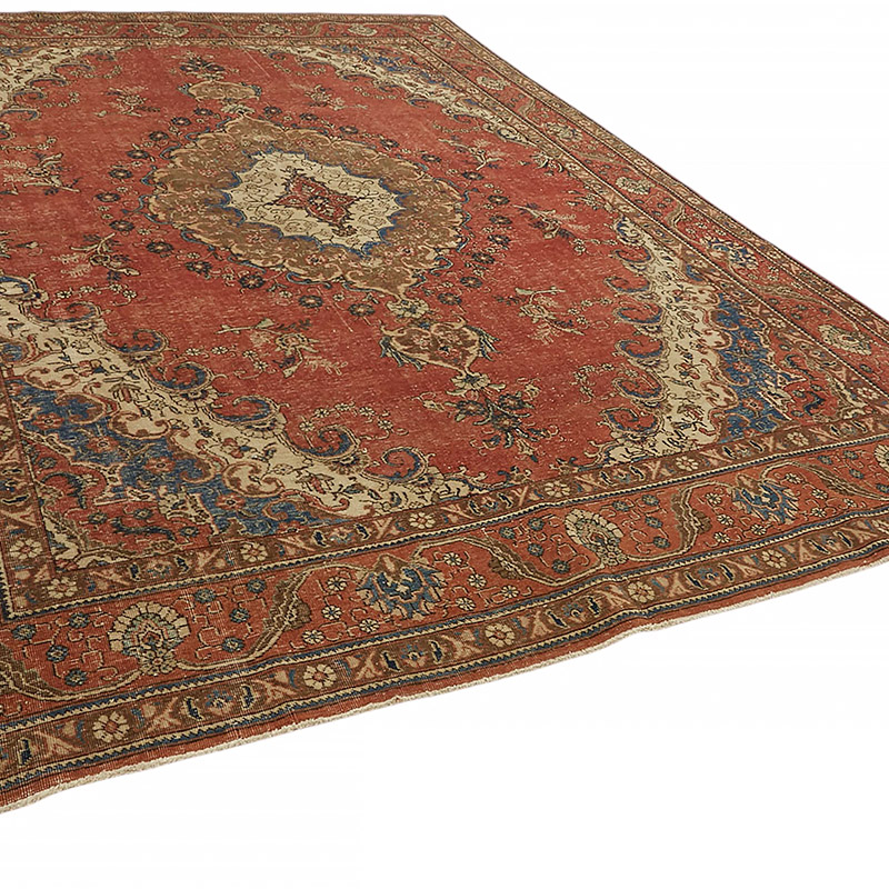 Alfombra Oriental Vintage Anudada a Mano - 278 cm x 371 cm - K0080303