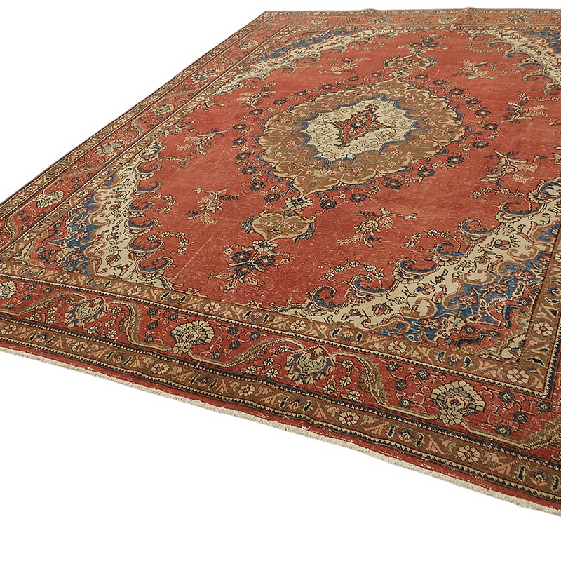 Alfombra Oriental Vintage Anudada a Mano - 278 cm x 371 cm - K0080303