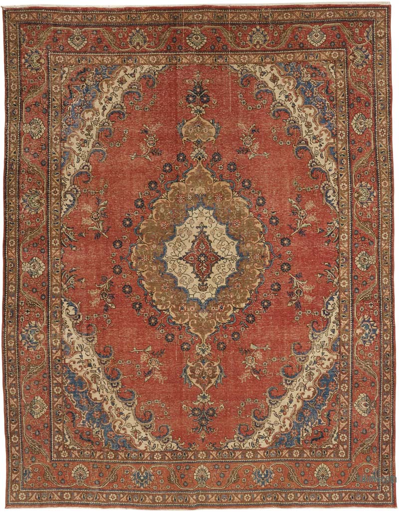 Alfombra Oriental Vintage Anudada a Mano - 278 cm x 371 cm - K0080303