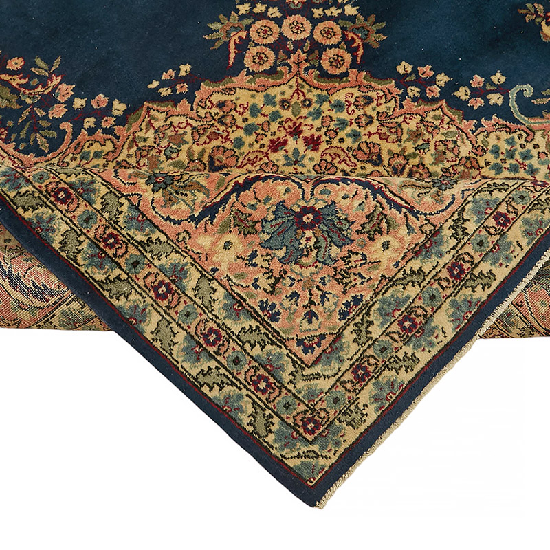 Vintage Hand-Knotted Oriental Rug - 8' 2" x 10' 10" (98" x 130") - K0080306