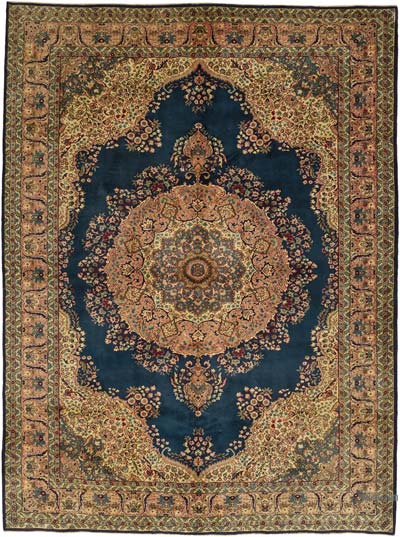 Vintage Hand-Knotted Oriental Rug - 8' 2" x 10' 10" (98" x 130")