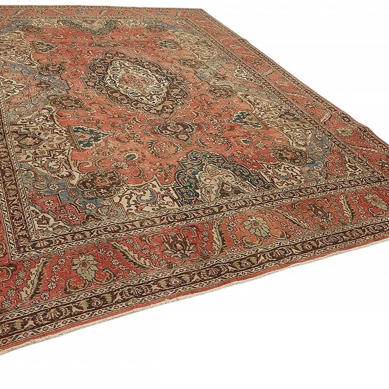 Vintage Hand-Knotted Oriental Rug - 9' 7" x 13' 1" (115" x 157") - K0080311