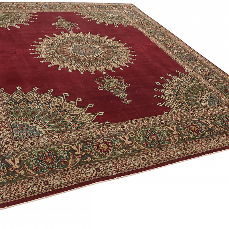 Alfombra Oriental Vintage Anudada a Mano - 290 cm x 365 cm - K0080312