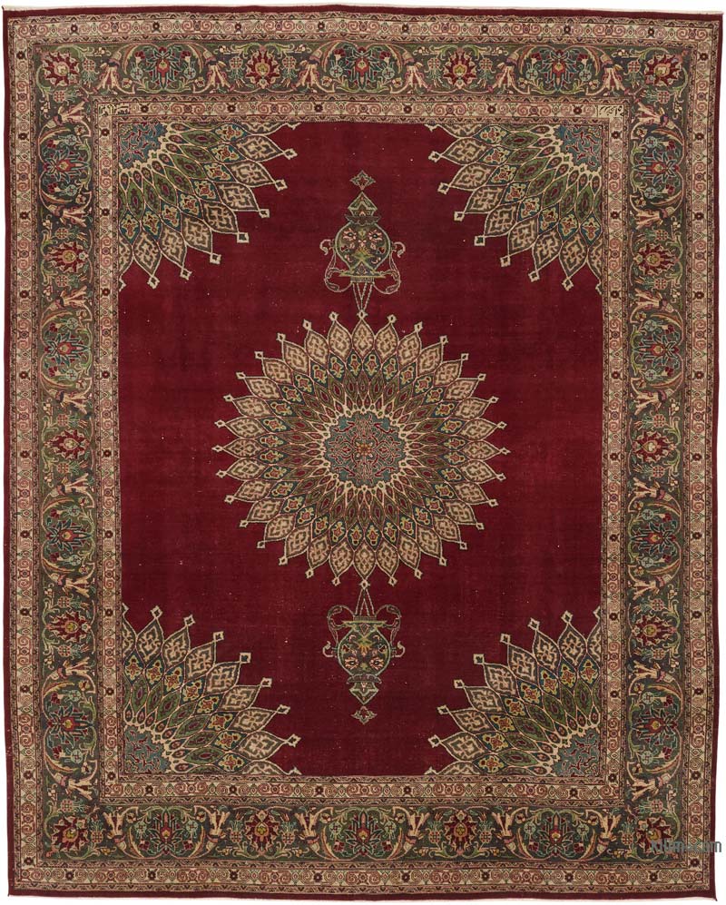 Alfombra Oriental Vintage Anudada a Mano - 290 cm x 365 cm - K0080312