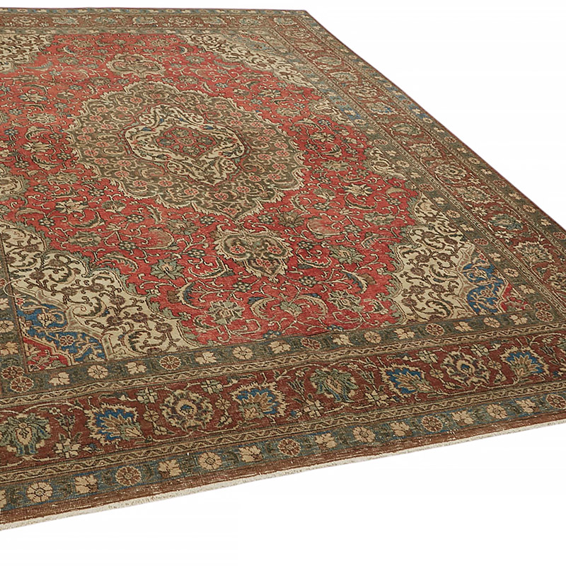 Vintage Hand-Knotted Oriental Rug - 8'  x 10' 10" (96" x 130") - K0080313