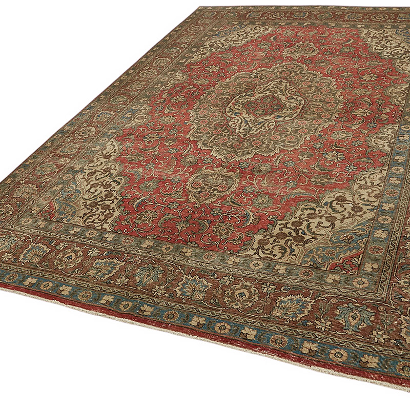 Vintage Hand-Knotted Oriental Rug - 8'  x 10' 10" (96" x 130") - K0080313