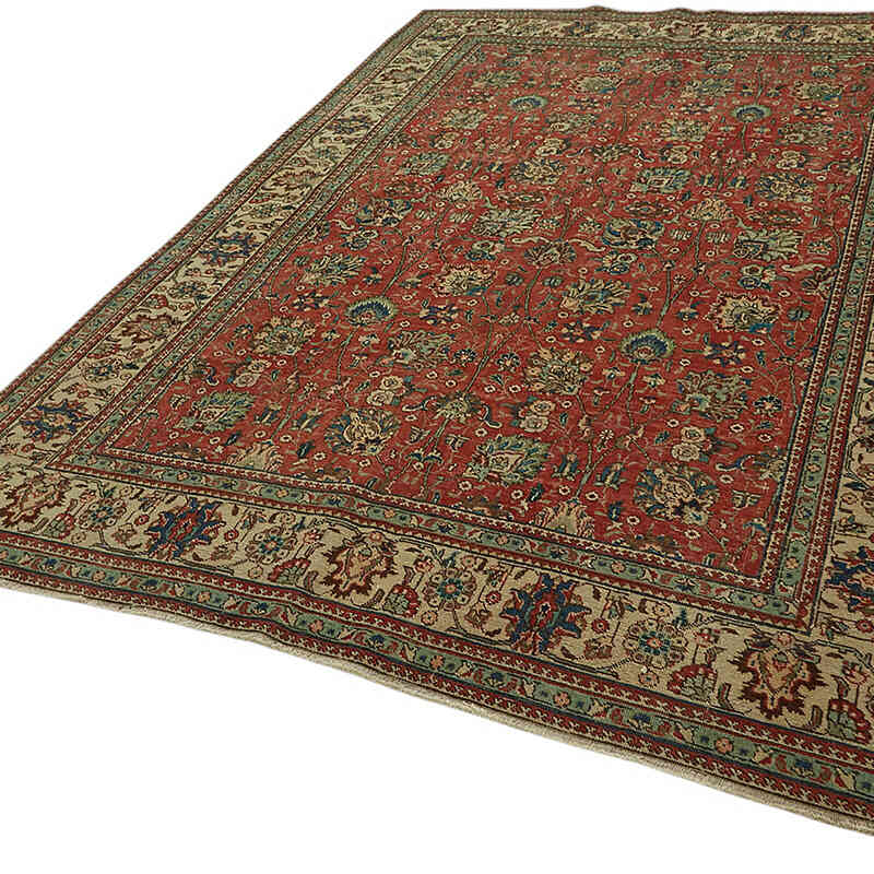 Alfombra Oriental Vintage Anudada a Mano - 210 cm x 295 cm - K0080316