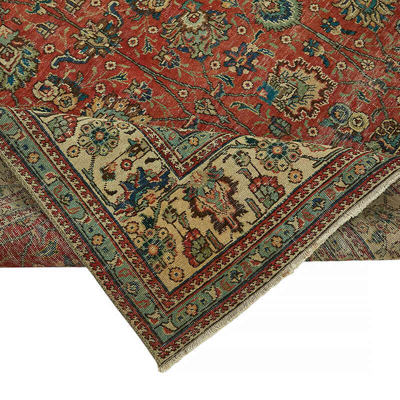 Alfombra Oriental Vintage Anudada a Mano - 210 cm x 295 cm - K0080316