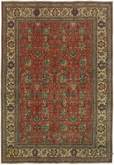 Alfombra Oriental Vintage Anudada a Mano - 210 cm x 295 cm
