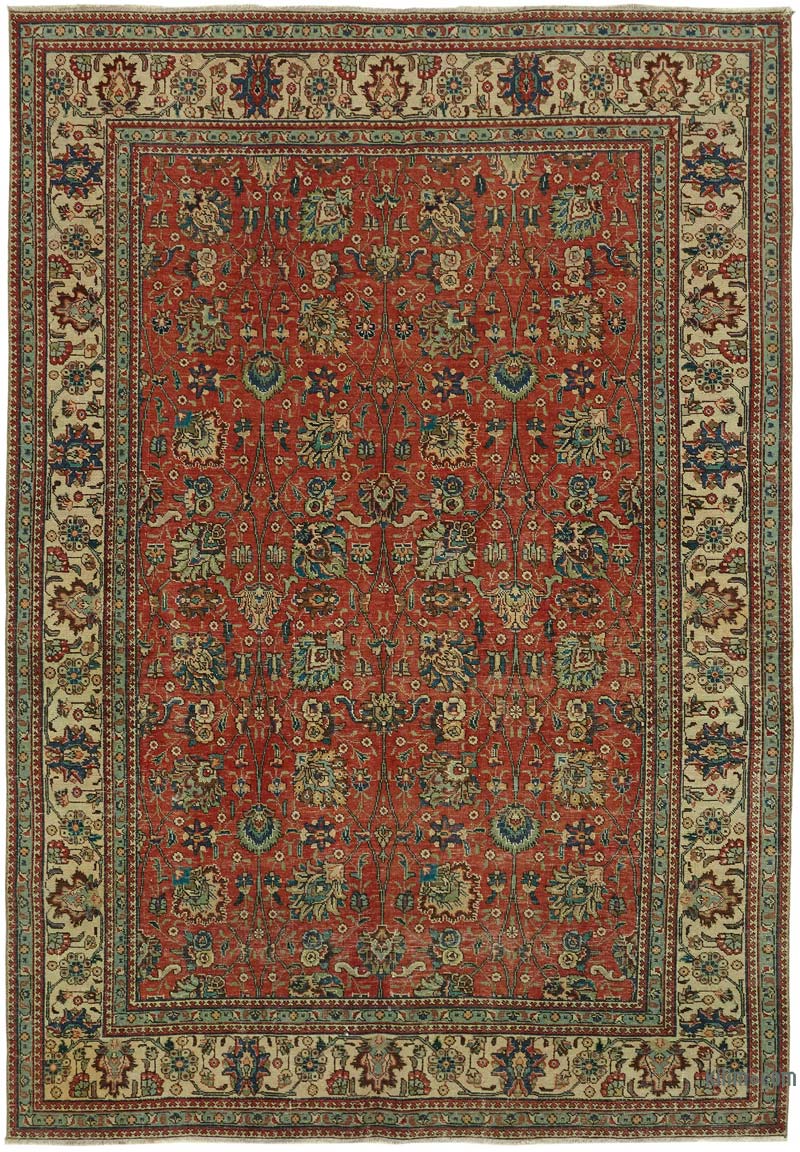 Alfombra Oriental Vintage Anudada a Mano - 210 cm x 295 cm - K0080316