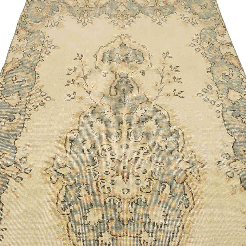 Vintage Turkish Hand-Knotted Rug - 3' 9" x 7' 10" (45" x 94") - K0080351