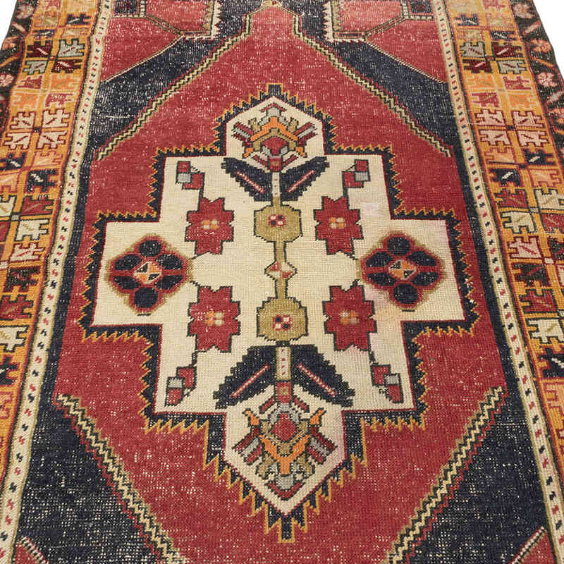 Vintage Turkish Hand-Knotted Rug - 4' 3" x 8' 2" (51" x 98") - K0080356