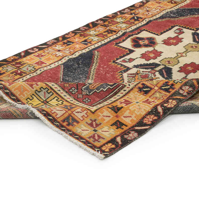 Vintage Turkish Hand-Knotted Rug - 4' 3" x 8' 2" (51" x 98") - K0080356