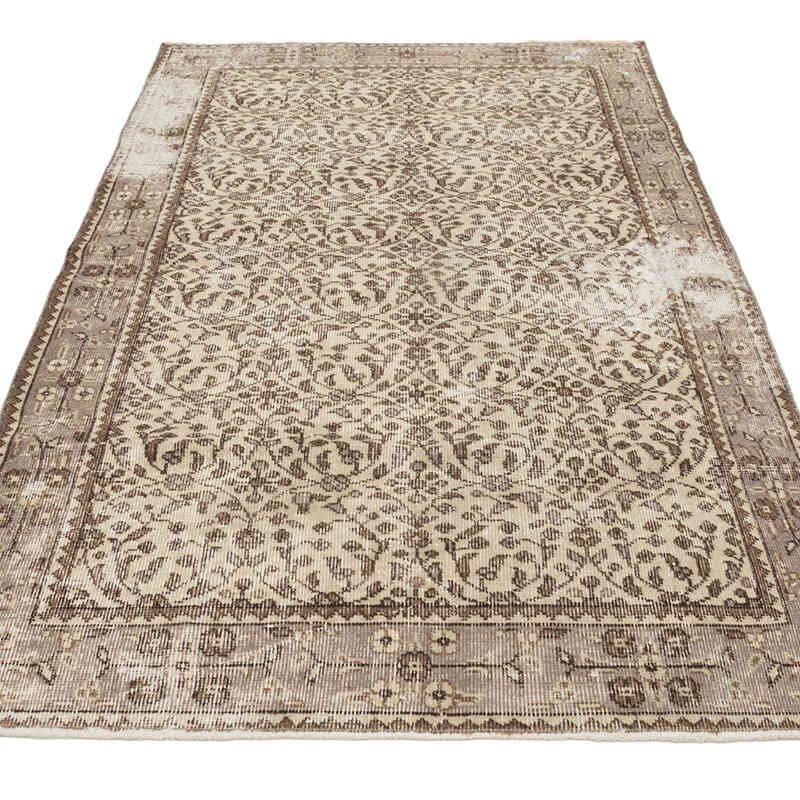 Vintage Turkish Hand-Knotted Rug - 3' 9" x 6' 9" (45" x 81") - K0080358